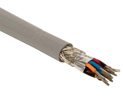 METRO DE CABLE MULTICONDUCTOR DE 12 VIAS 22AWG.                      M-12X22MMD-305.