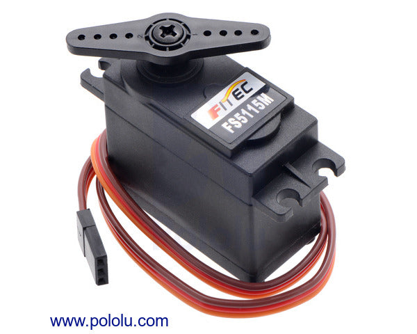 SERVOMOTOR DE 15.5 kgcm DE TORQUE 6VCD FS5115M.                        MOT-3426.