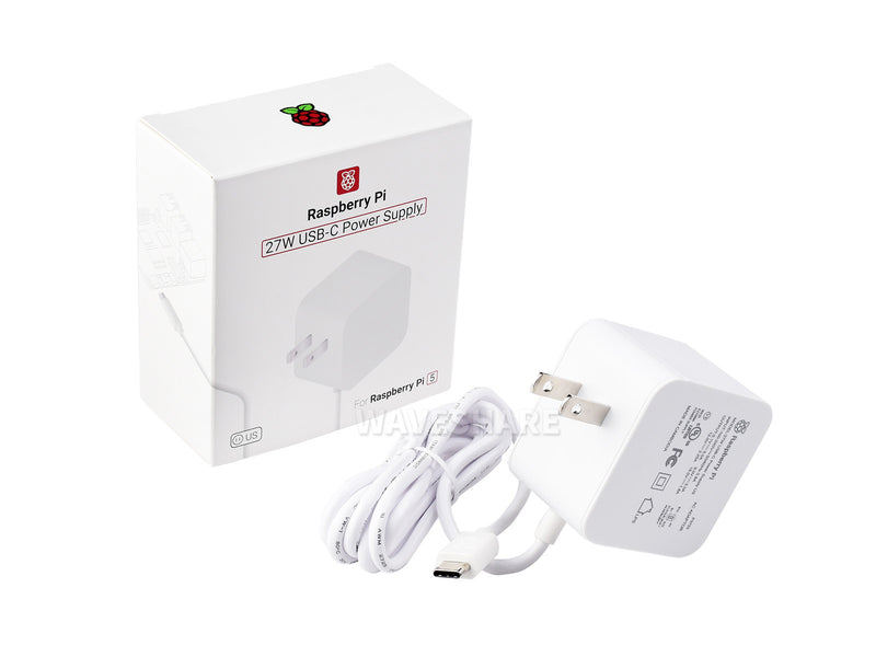 FUENTE DE ALIMENTACION P/RASPBERRY PI5 27W USB-C.                FUENTE-RBPI5