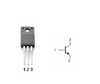 TRANSISTOR NPN 1A 230V TO-220 AISLADO.                     2SA 1837.