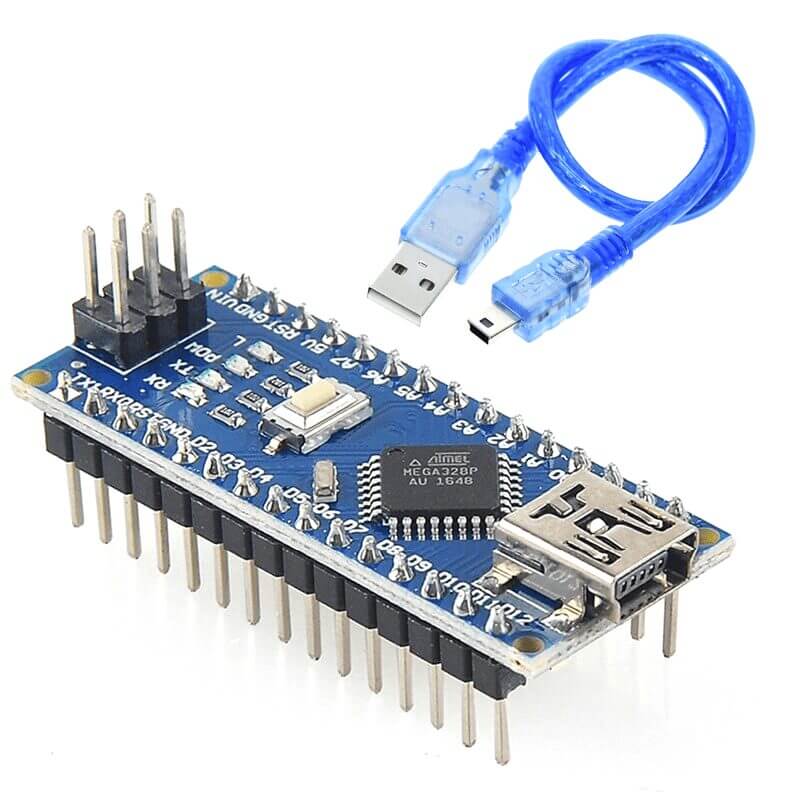 ARDUINO NANO CH340C CON CABLE USB MINI.                      ARDUINO-NANO/