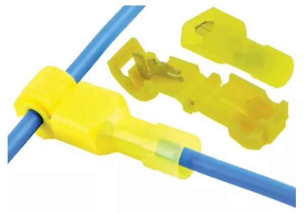 CONECTORES DE CABLE PARA EMPALME RAPIDO PARA CONECTOR FASTON  AMARILLO.                    520-554