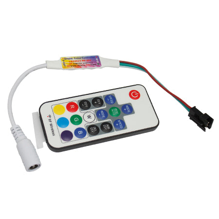 MINI CONTROLADOR RGB INTELIGENTE 5-24V/2048 PIXELES.                   CONTROLADOR-MINI-SPI/5-24.