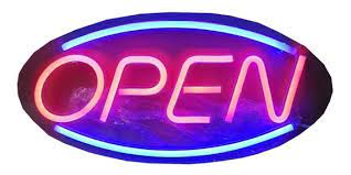 ANUNCIO LUMINOSO DE LED NEON    OPEN