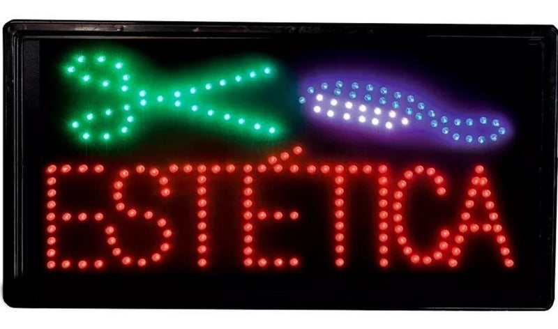 ANUNCIO LUMINOSO DE LEDS     ESTETICA