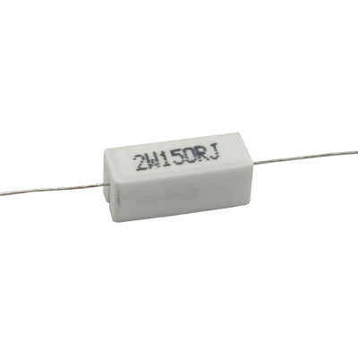 RESISTENCIA DE ALAMBRE 150 OHMS 2 WATTS 10% TOLERANCIA RA-150E/2W