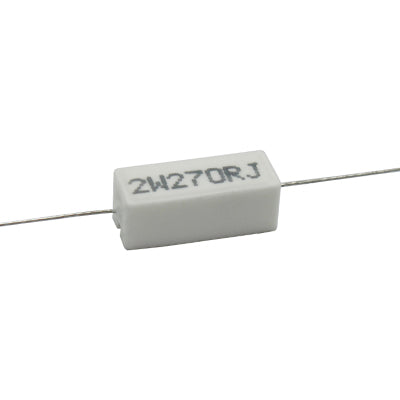 RESISTENCIA DE ALAMBRE 270 OHMS 2 WATTS 10% TOLERANCIA RA-270E/2W