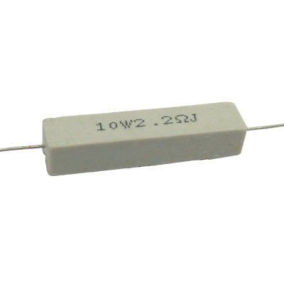 RESISTENCIA DE ALAMBRE 2.2 OHMS 10 WATTS 10% TOLERANCIA RA-2E2/10W