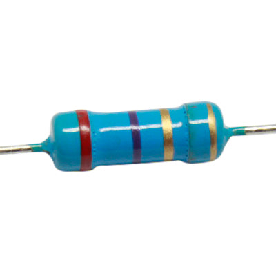 RESISTENCIA DE CARBON 2.7 OHMS 1/2W 5% TOL. RC-2E7