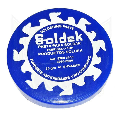 PASTA PARA SOLDAR AZUL"  25 GRS SOLDEK.                     TS-200