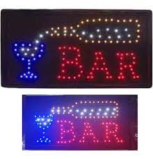 ANUNCIO LUMINOSO DE LEDS.    BAR.